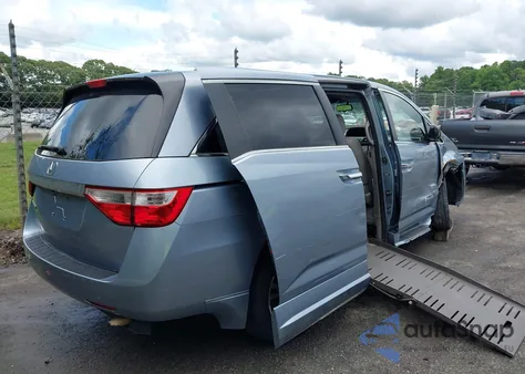 2012 Honda Odyssey Ex-L from USA, damaged, VIN 5FNRL5H64CB010282